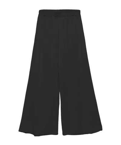 Fabiana Filippi Trousers Wide-leg Elasticated Waistband In Black