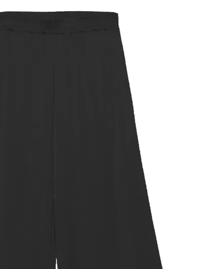 Fabiana Filippi Trousers Wide-leg Elasticated Waistband In Black