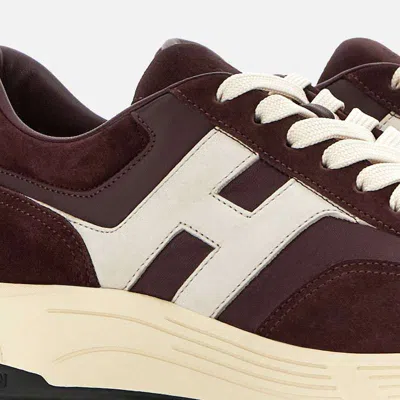 Hogan Footwear In Burgundy