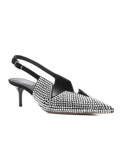 Coperni Star Cut Out Kitten Heel Pumps In Black