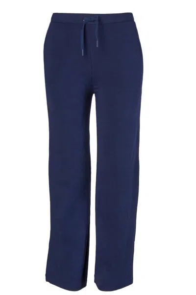 Anonym Apparel Women's Perle Fleece Pant In Marine In Blue