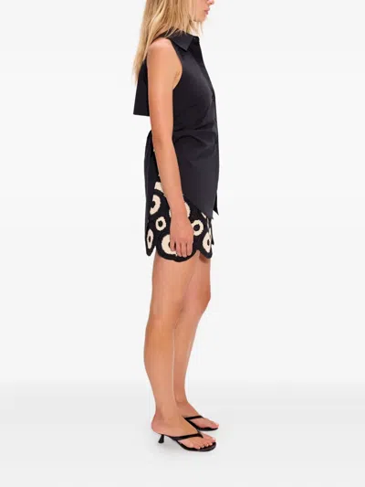 Simon Miller Loch Button-up Top In Black