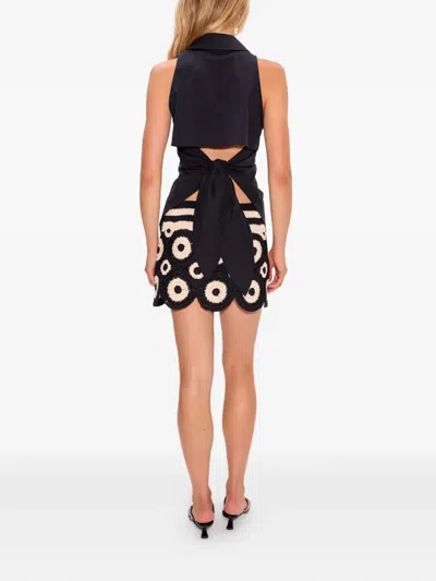 Simon Miller Loch Button-up Top In Black