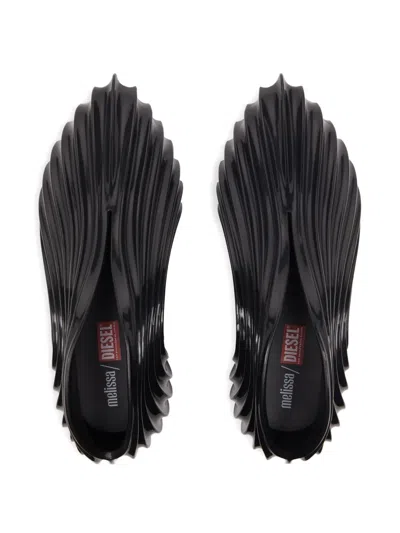 Diesel Black Melissa Edition Quantum X Sneakers In Black