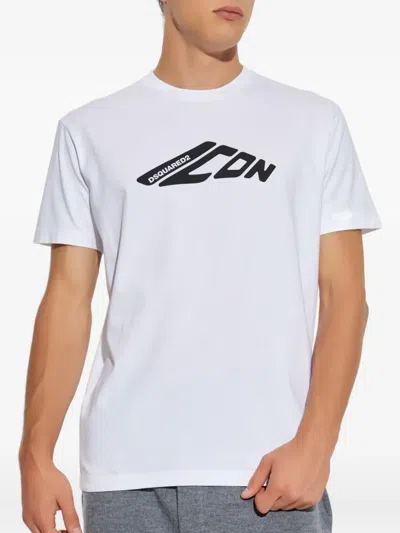 Dsquared2 Dsquared Men Cotton T-shirt In White