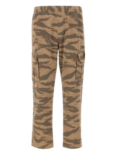 Represent Stretch-cotton Cargo Trousers In Brown