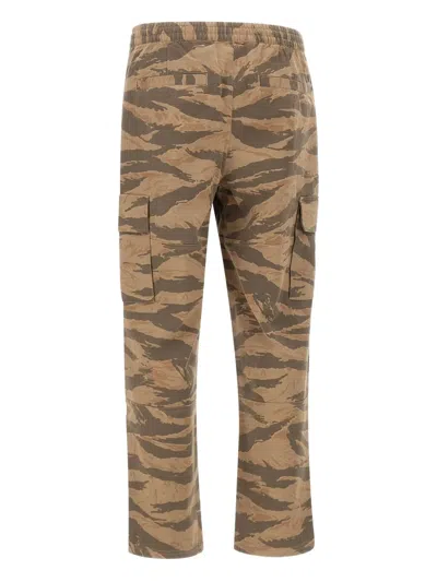 Represent Stretch-cotton Cargo Trousers In Brown