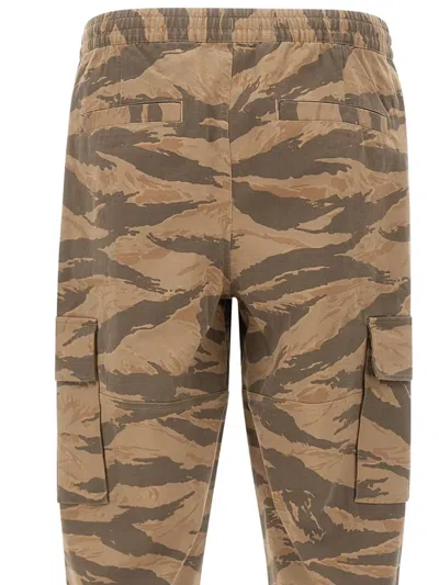 Represent Stretch-cotton Cargo Trousers In Brown