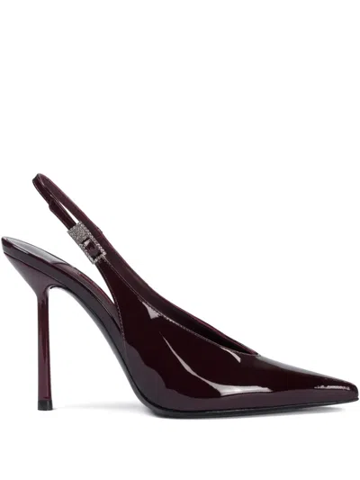 Le Silla Chanel Clivage Slingback In Red