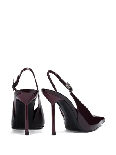 Le Silla Chanel Clivage Slingback In Red