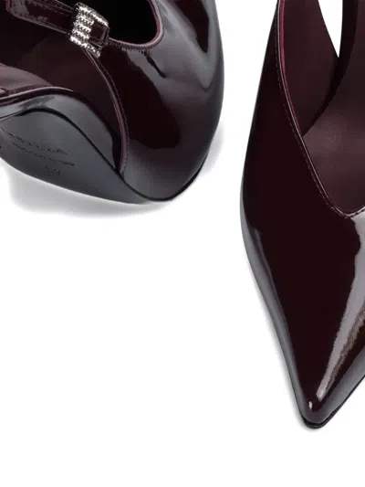 Le Silla Chanel Clivage Slingback In Red