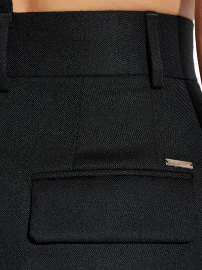 Dsquared2 Logo-plaque Trousers In Black