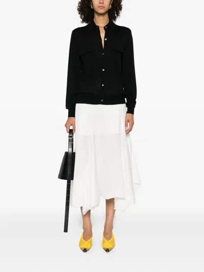 P.a.r.o.s.h Buttoned Cardigan In Black
