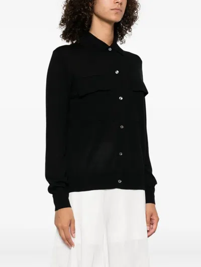 P.a.r.o.s.h Buttoned Cardigan In Black