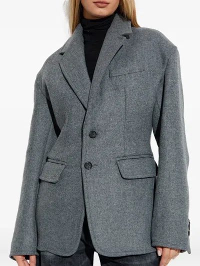 单排扣西装夹克