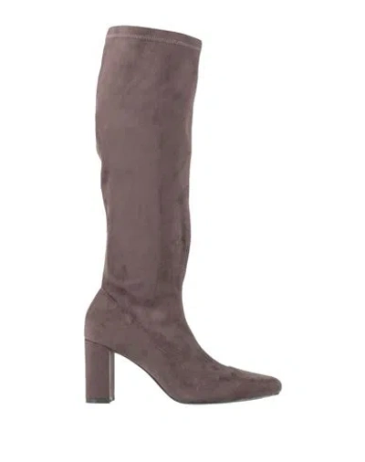 Uma Parker Woman Boot Charcoal Size 8 Textile Fibers In Gray