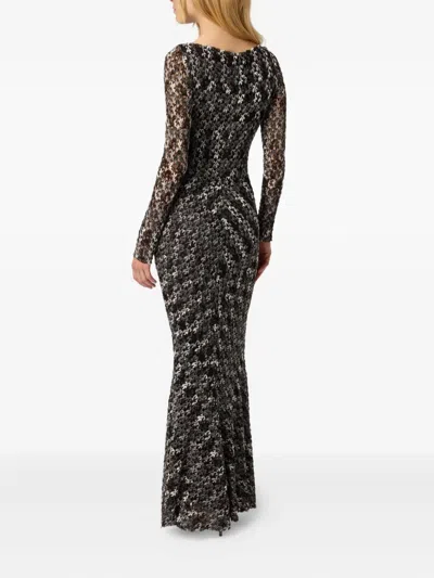 Missoni Langes Kleid Aus Strukturierter Spitze In Black
