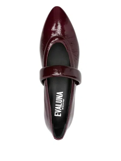 Evaluna Pointed-toe Strap Ballet Flats In Multi