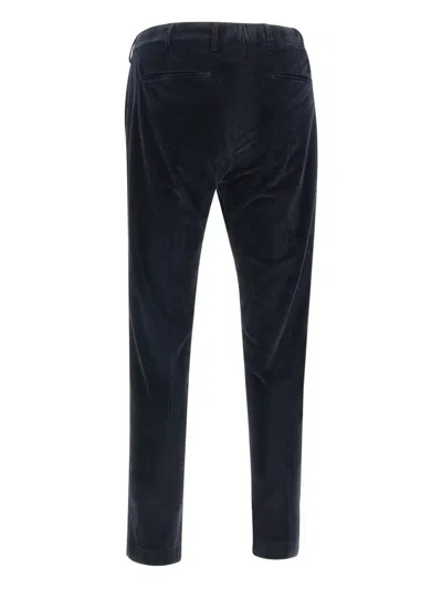 Pt Torino Pleat-front Corduroy Trousers In Blue
