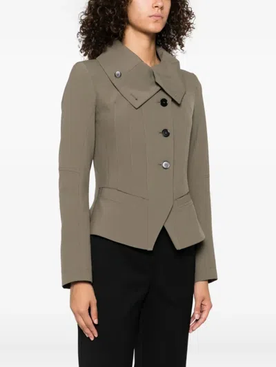 SCRUNCH 翻领纽扣夹克