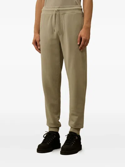 C.p. Company Drawstring-cuffed Track Pants In Neutral