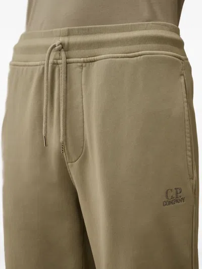 C.p. Company Drawstring-cuffed Track Pants In Neutral
