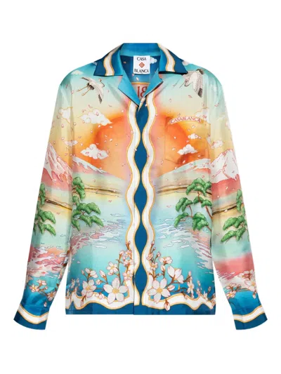 Casablanca Tennis Club Shirt In Multi