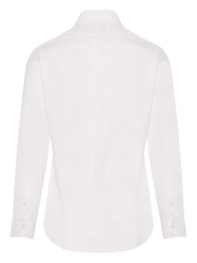 Polo Ralph Lauren Long Sleeve Shirt Button Down Collar In White