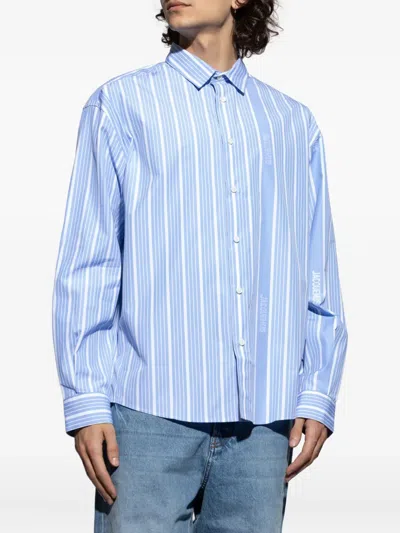Jacquemus Men's La Chemise Simon In Blue