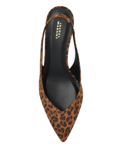 Isabel Marant Palga Slingbacks In Brown