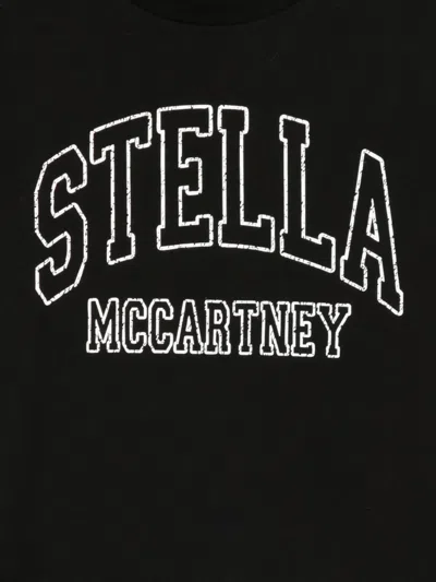 Stella Mccartney Logo-print T-shirt In Black