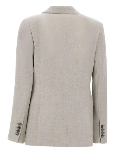 Eleventy Single-breasted Blazer In Gray