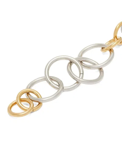 Jil Sander Interlocking Chain Bracelet In Gold