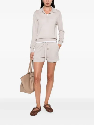 P.a.r.o.s.h Drawstring-waist Shorts In Neutral