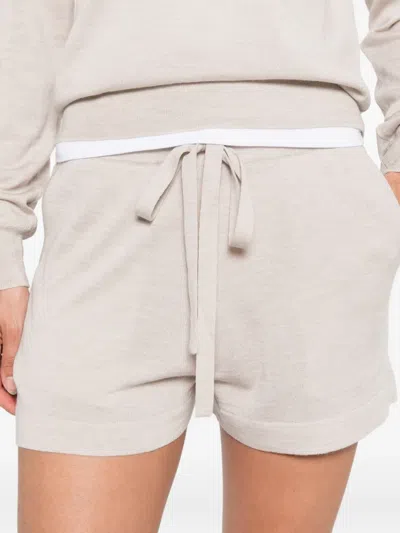 P.a.r.o.s.h Drawstring-waist Shorts In Neutral