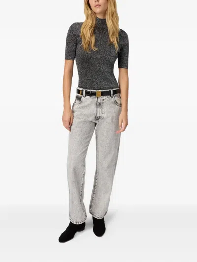 Missoni Roll-neck Sweater In Gray