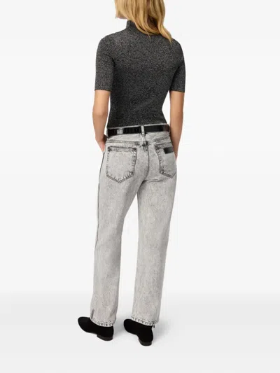 Missoni Roll-neck Sweater In Gray