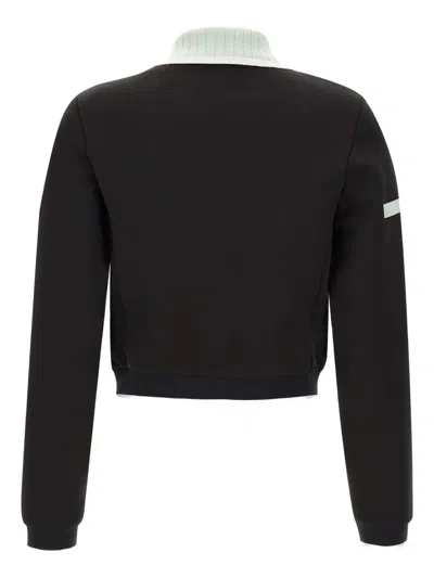 Casablanca Black Viscose Track Jacket In Black