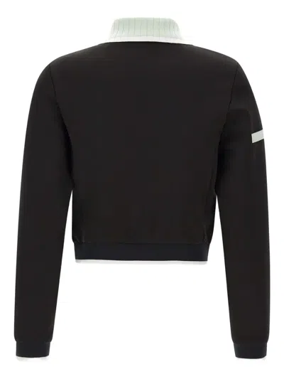 Casablanca Black Viscose Track Jacket In Black