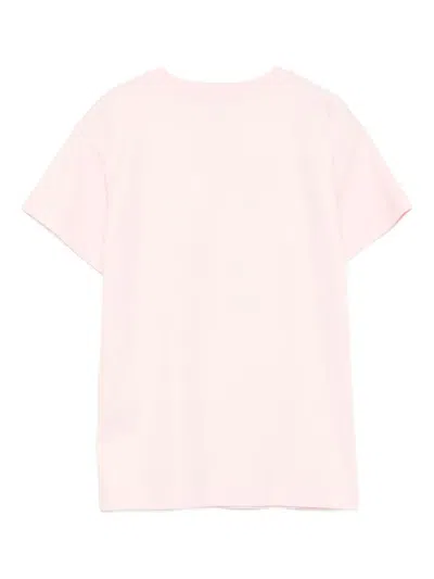 Moschino Kids Cotton T-shirt With Teddy Bear Print In Neutral