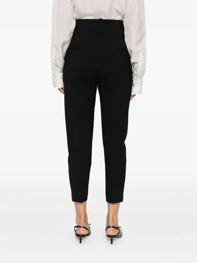 Isabel Marant Noah Pocket Straight Trousers In Black