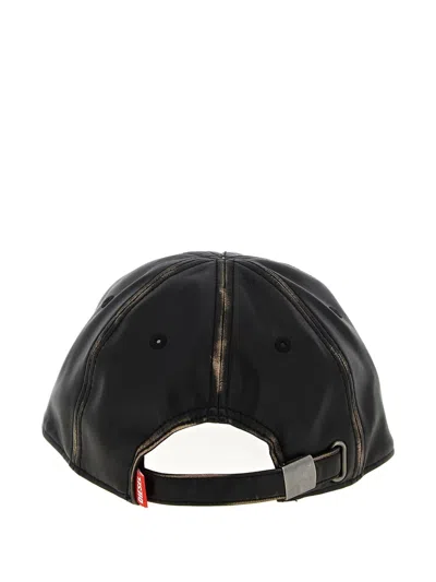 Diesel C-heather Cap In Black