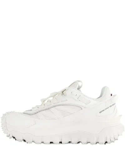 Moncler Waterproof Trailgrip Gtx Sneakers With Carbon Fiber In White