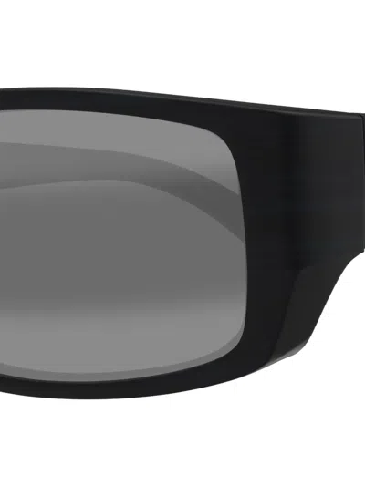 Maui Jim Wassup Rectangle-frame Sunglasses In Black