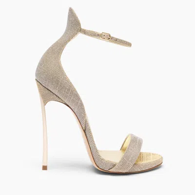 Casadei 125mm Blade Ankle-strap Sandals In Gray