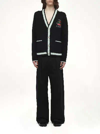 Casablanca Men's Casa Mountain Cardigan In Black