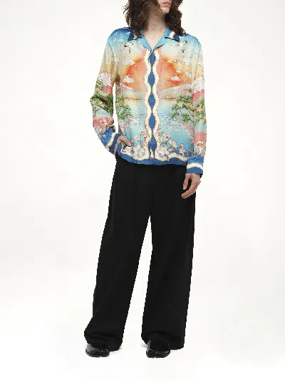 Casablanca Men's Tennis Club Shirt In Multi