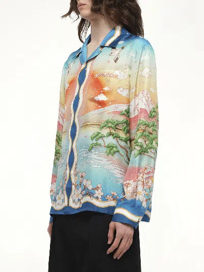 Casablanca Men's Tennis Club Shirt In Multi