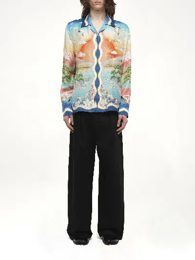 Casablanca Men's Tennis Club Shirt In Multi