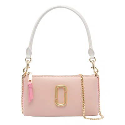 Marc Jacobs Two-tone Leather Snapshot Shoulder Bag In Multi